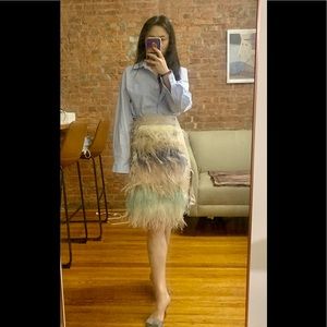 Super fun feather skirt!